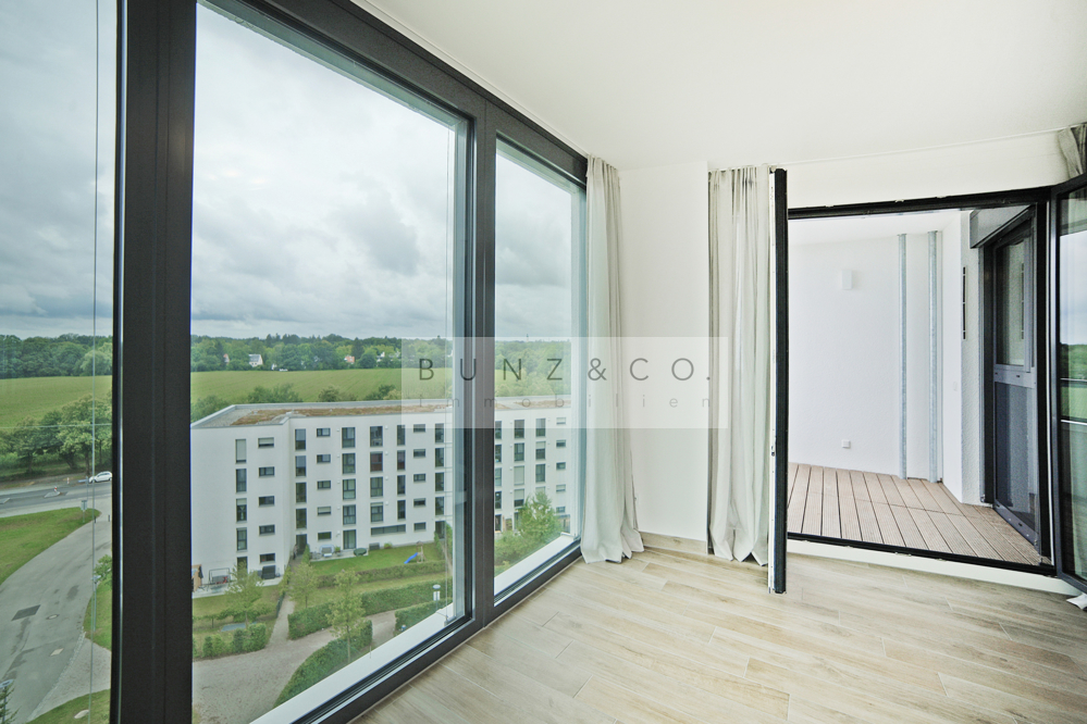 Blick vom Wohnzimmer