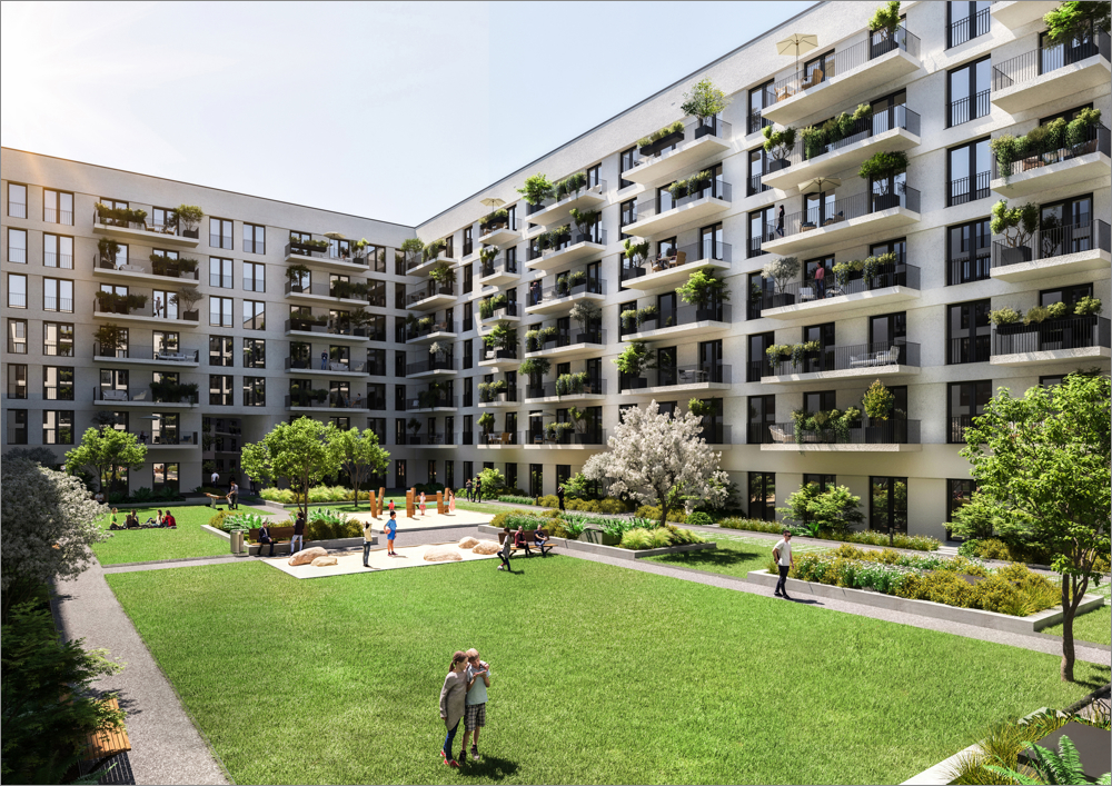 Innenhof - Heidepark München